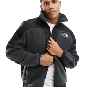 Fleeski Y2K fleece zip up jacket in black
